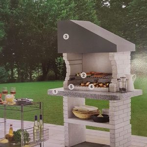 BARBECUE IN MURATURA PALAZZETTI REFRATTARIO A LEGNA E CARBONELLA GOA 2 VENDITA PALAZZETTI ROMA