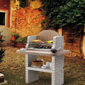 BARBECUE IN MURATURA PALAZZETTI IN REFRATTARIO A LEGNA E CARBONELLA CAORLE VENDITA PALAZZETTI ROMA